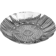 Sita de gătit cu abur pentru legume, oțel inoxidabil, 23 cm, argintiu